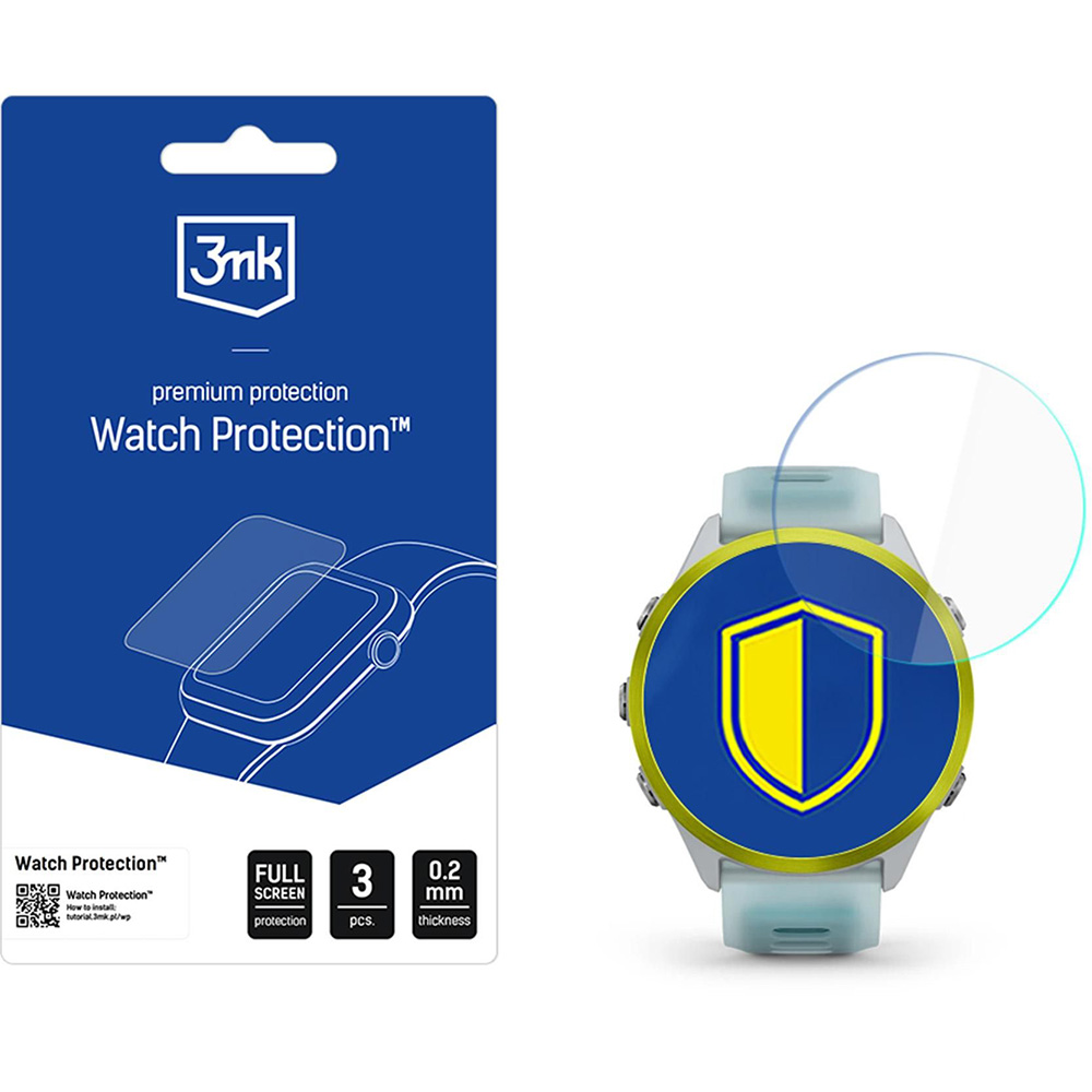 Folia ochronna 3mk Watch Protection ARC do Garmin Forerunner 570 47mm, 3 sztuki